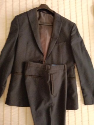 Traje Zara Corte Italiano Gris