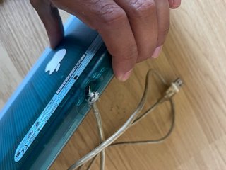 Teclado Apple iMac G3 USB Bondie blue