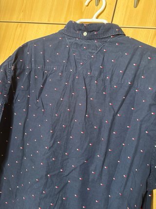 Camisa Tommy Hilfiger azul estampada