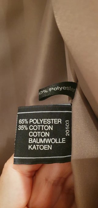 Gabardina vintage beige