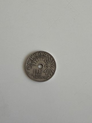 Moneda España 1937 Año Triunfal