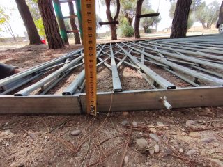 Reja metálica extensible para puertas, escaparates