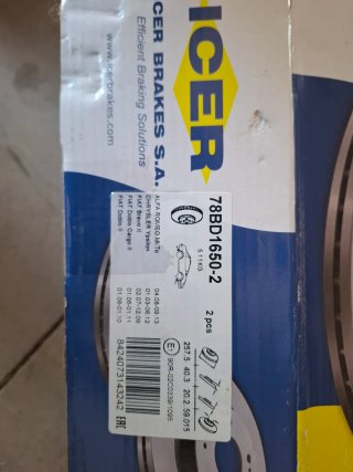 Discos de freno ICER 78BD1650-2