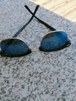Gafas de sol efecto espejo azules