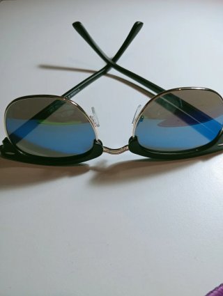 Gafas de sol efecto espejo azules