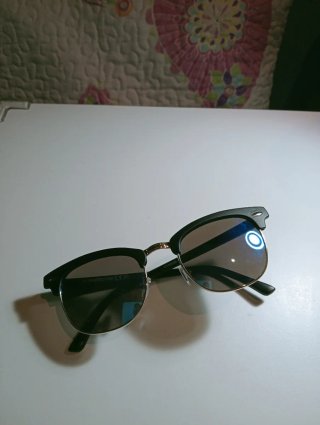Gafas de sol efecto espejo azules