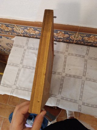 Cuadro decorativo madera dorado