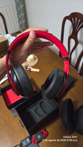 Audífonos Beats Studio 3 Wireless Negros/Rojos