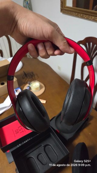 Audífonos Beats Studio 3 Wireless Negros/Rojos