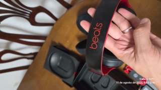Audífonos Beats Studio 3 Wireless Negros/Rojos