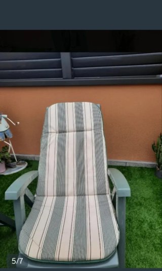 Silla tumbona plegable jardín