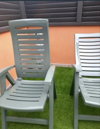 Silla tumbona plegable jardín