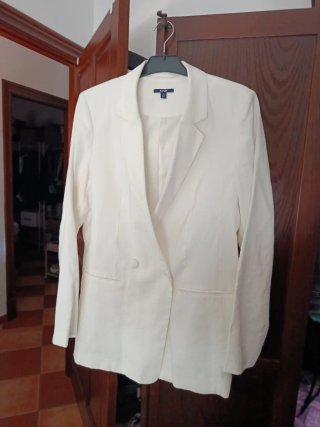 Blazer Kiabi Blanco