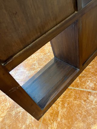 Mueble recibidor madera maciza 3 cajones