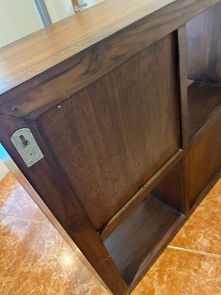 Mueble recibidor madera maciza 3 cajones