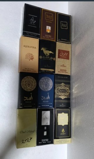 Lote 12 perfumes árabes Lattafa de caballero