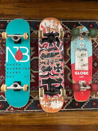 3 Skateboards
