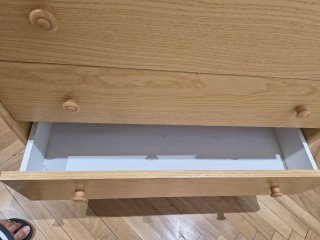 Mueble cambiador bañera bebé madera