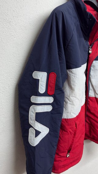 Chaqueta Fila Color Block Azul Roja