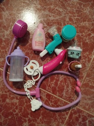 Accesorios Nenuco: Biberón, chupete, estetoscopio