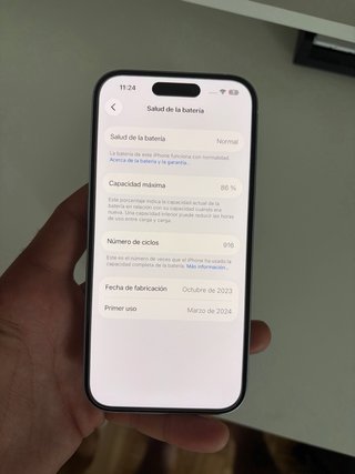 iPhone 15 128GB Blanco con Garantía