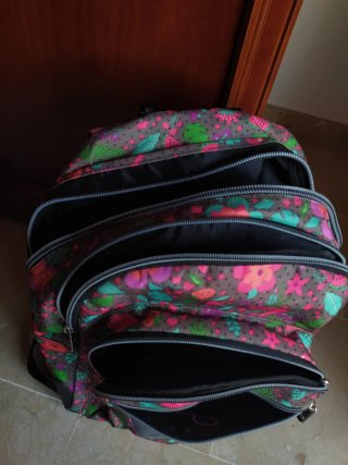 Mochila Totto Estampado Floral