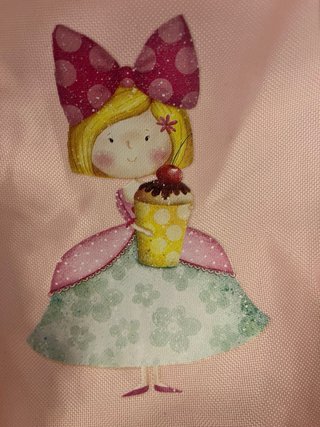 Cochecito de muñecas rosa Little Princess
