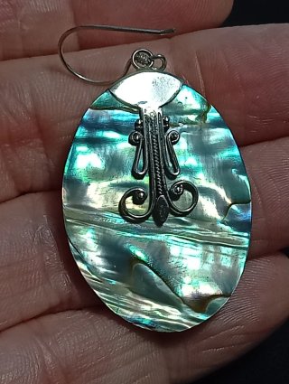 Pendientes Plata Ley Abalon