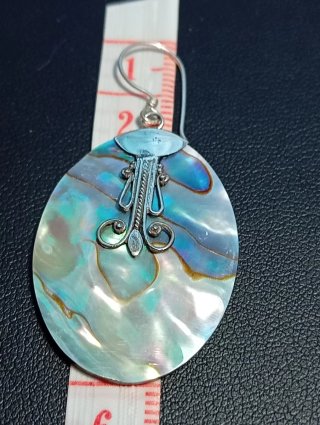 Pendientes Plata Ley Abalon