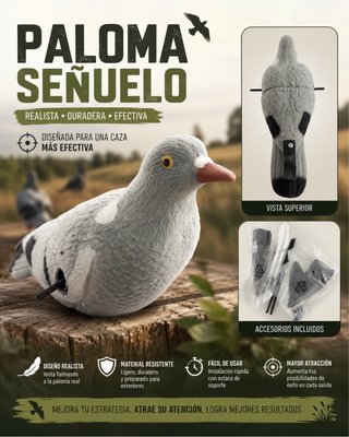 Paloma Señuelo Realista Duradera Efectiva
