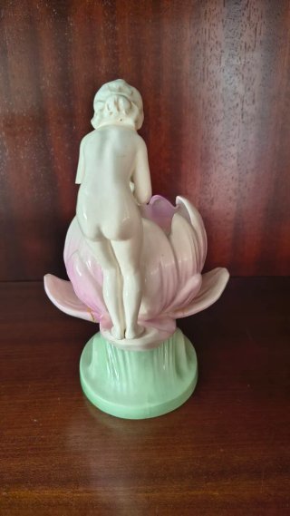 Jarrón Antiguo Checoslovaquia Art Déco