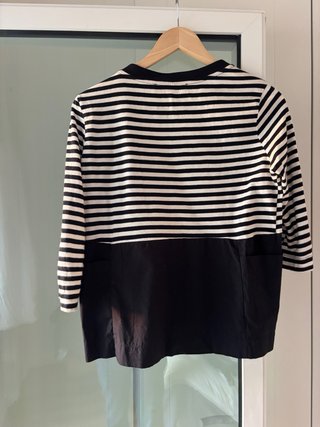 Camiseta Zara Rayas Manga 3/4