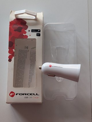 Cargador Coche Forcell USB 2.4A