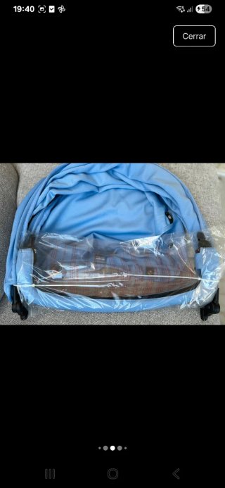 Capucha Carrito Baby Monsters Azul