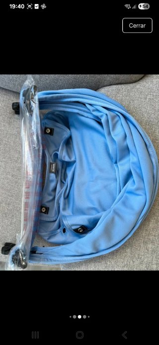 Capucha Carrito Baby Monsters Azul