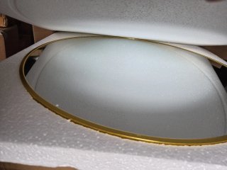 Espejo Redondo Dorado 60cm