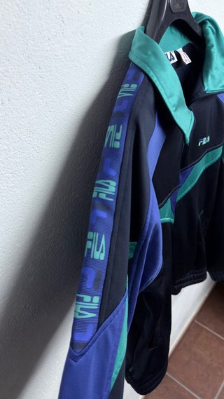 Chaqueta deportiva Fila azul y verde
