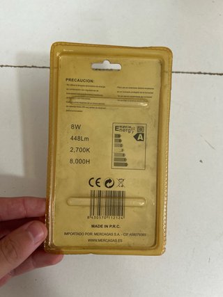 Lámparas Ahorro Energía MTPOWER (2x8W, 1x12W)