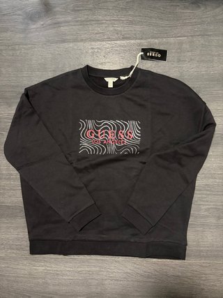 Sudadera Guess Negra Talla L