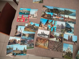 Lote Postales Antiguas Monumentos, Ciudades.