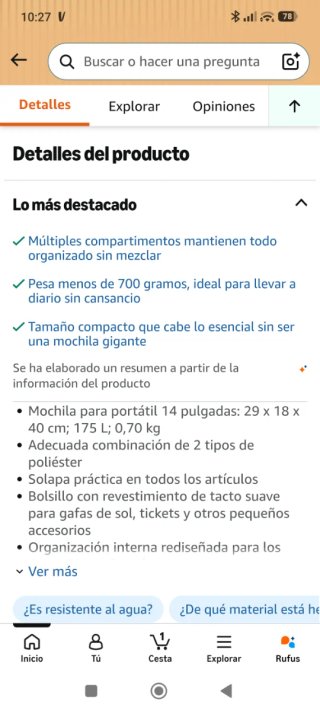 Mochila Samsonite Azul