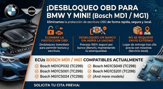 MG1/MD1 BMW series F y G Disponible +06/2020