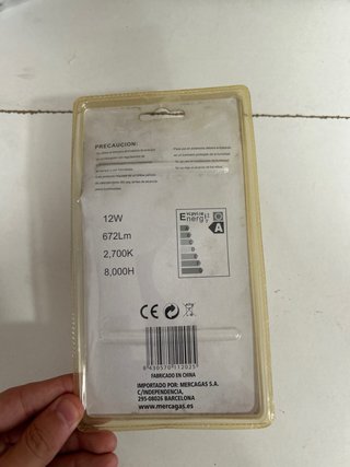 3x Bombillas Ahorro Energía MT-POWER 12W