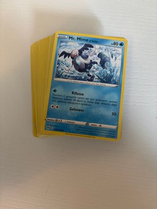 Lotto carte Pokémon tipo Acqua
