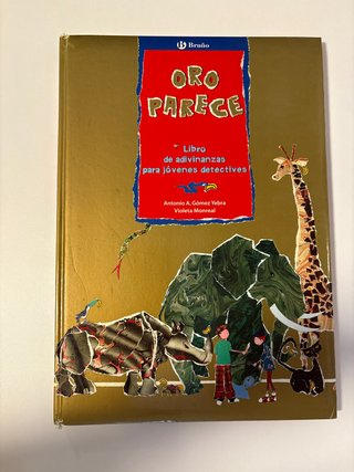 Oro parece libro de adivinanzas para jóvenes de...