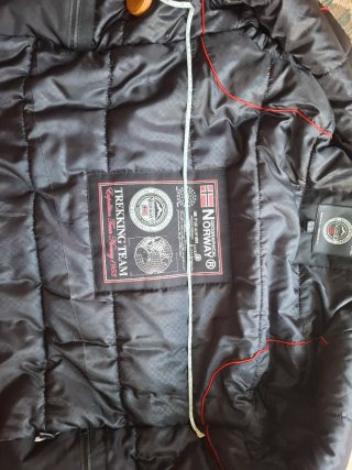 AbrigoGEOGRAPHICAL NORWAY hombre negro con capucha