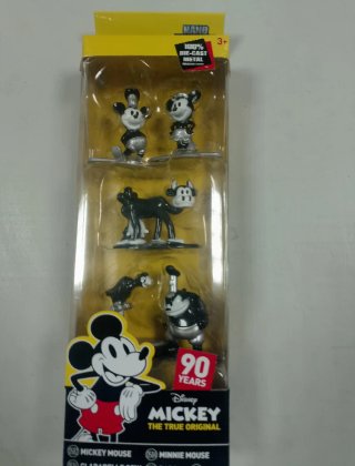 Lote Figuras Metal Mickey Mouse Disney 90 Años