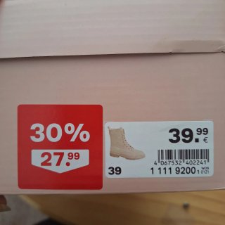Botas Graceland mujer talla 39 beige