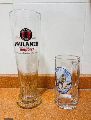 Vaso Cerveza Paulaner Weissbier