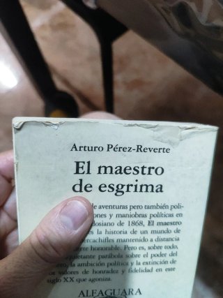 Libro El maestro de esgrima